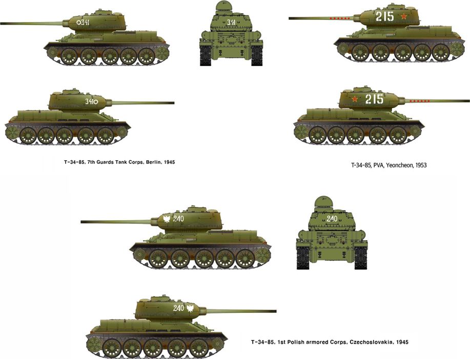 Soviet WWII T-34/85 WWII Medium Tank - John Ayrey Die Casts