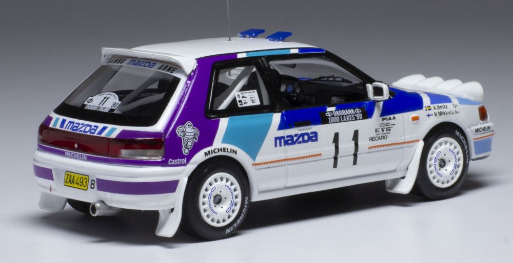 Mazda 323 GTX rally team Mazda 323 GTX