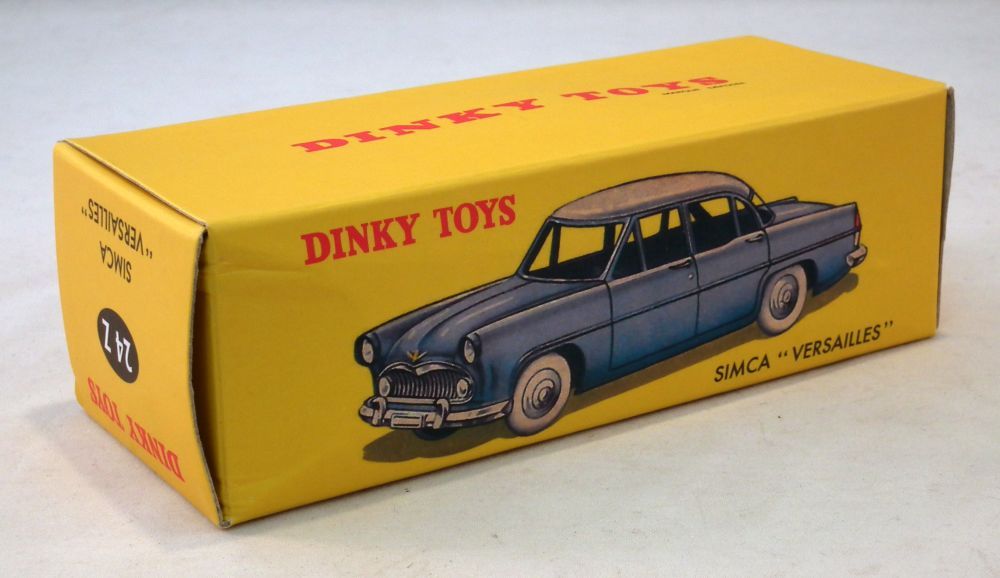 Boîte Vide D'D'origine Dinky Toys 24Z Simca Versailles – Rare Pour Collection