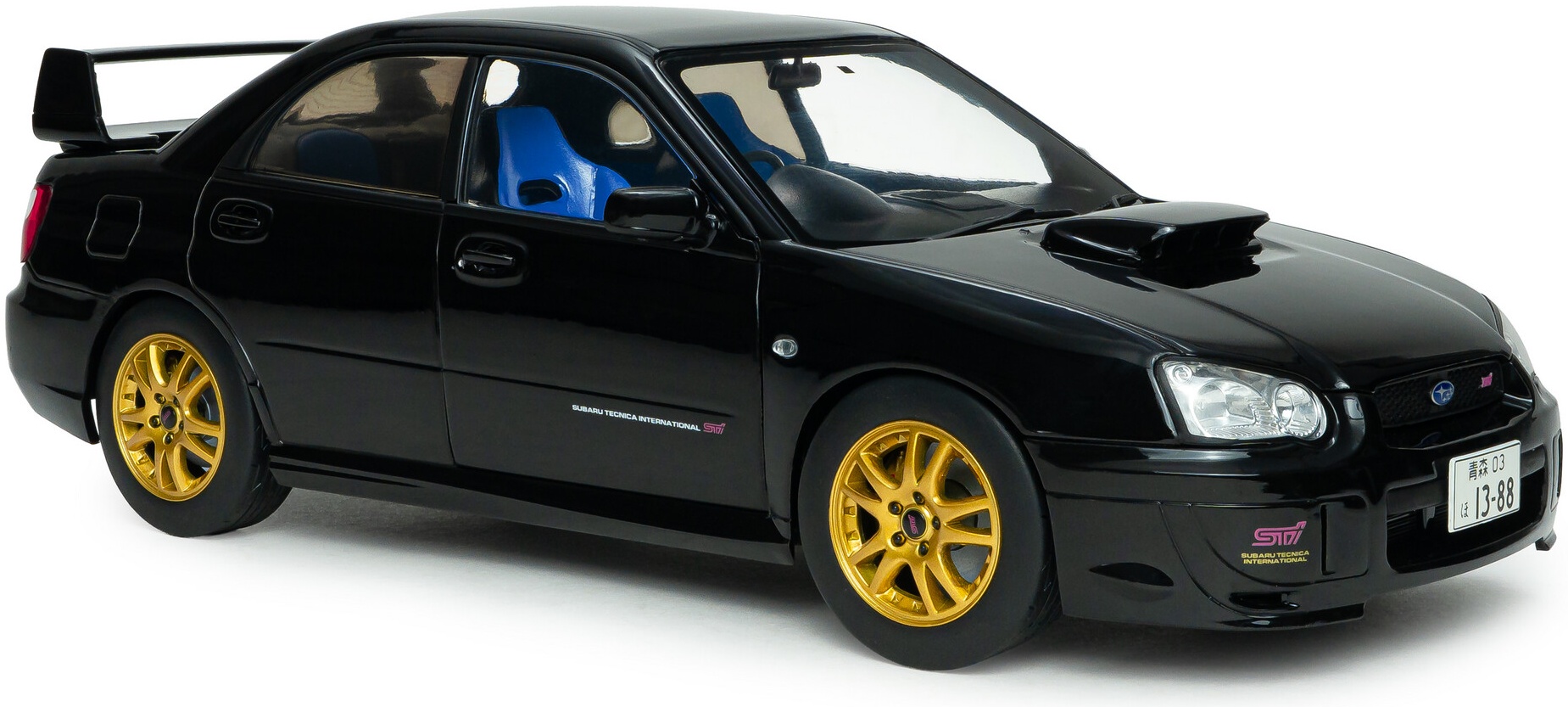 Subaru Impreza WRX STI Java Black Pearl 2004 - John Ayrey Die Casts