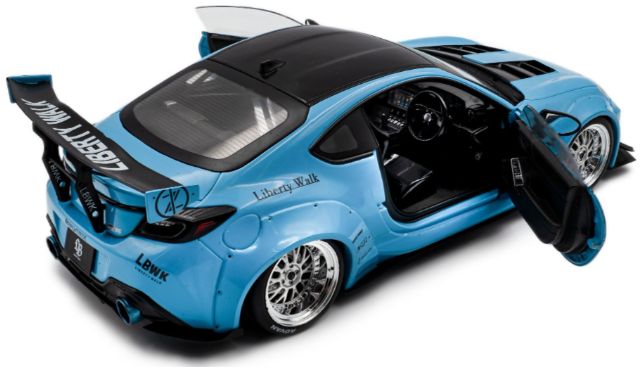 Toyota GR86 LBWK Body Kit Baby Blue 2024 - John Ayrey Die Casts