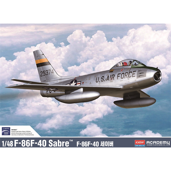 US Air Force F-86F-40 Sabre Jet Fighter Aircraft