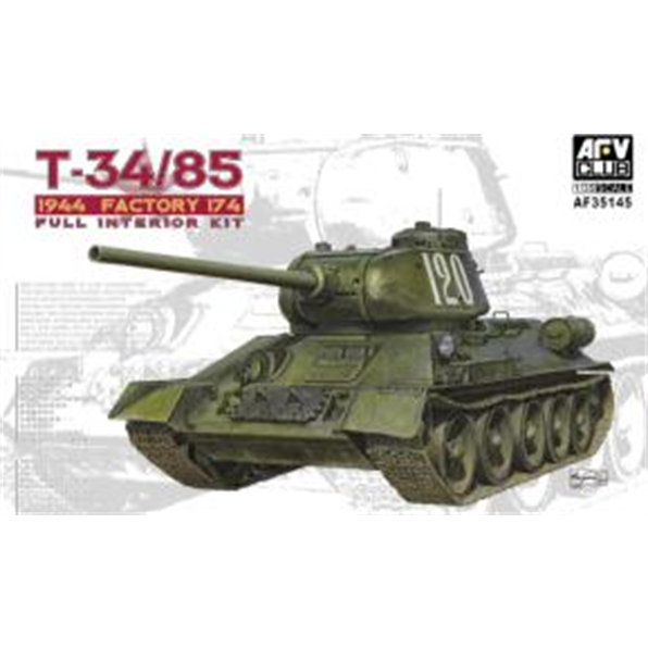 T-34/85 Mod 1944/45 Factory 174 (Full Interior)