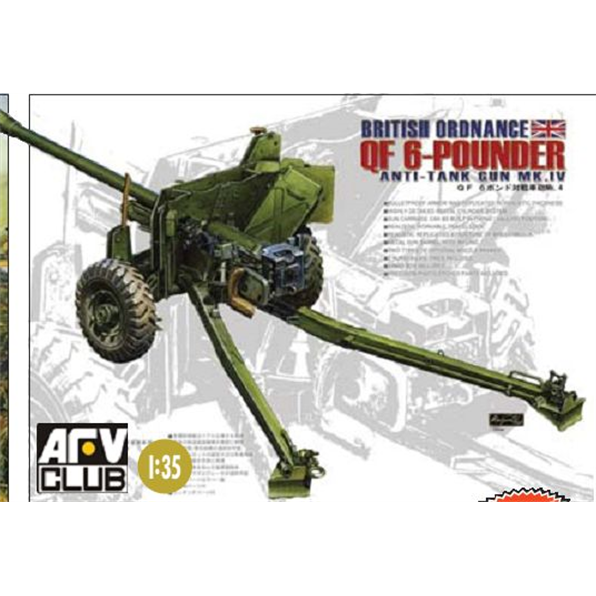 QF Mk 4 6 Pdr British Anti-Tank Gun Late