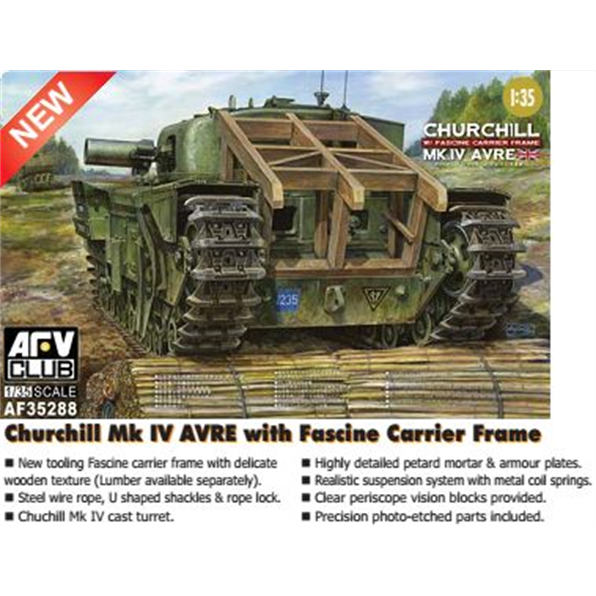 Churchill Mk IV AVRE w/Fascine Carrier Frame