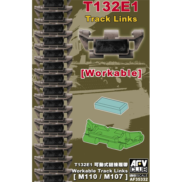 US T132E1 Workable Track Link for M110/M107