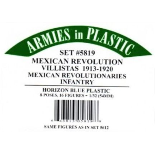 Mexican Revolution Villistas Mexican Revolutionaries Infantry 1913-1920