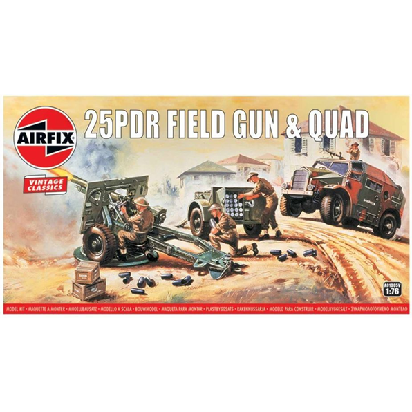 25PDR Field Gun + Quad