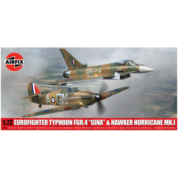 Twin Pack - Eurofighter Typhoon FGR.4 (GINA) + Hawker Hurricane Mk.I