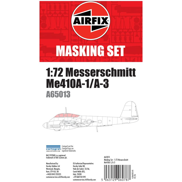 Masking Set - Me410 - 1:72 Scale