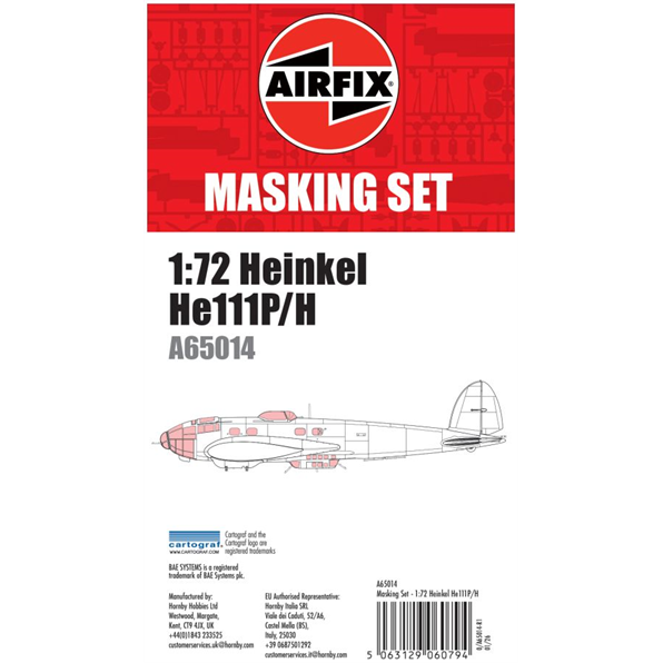 Masking Set - Heinkel He111 - 1:72 Scale