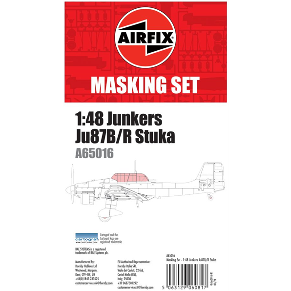 Masking Set - Junkers Ju87 Stuka 1:48 Scale