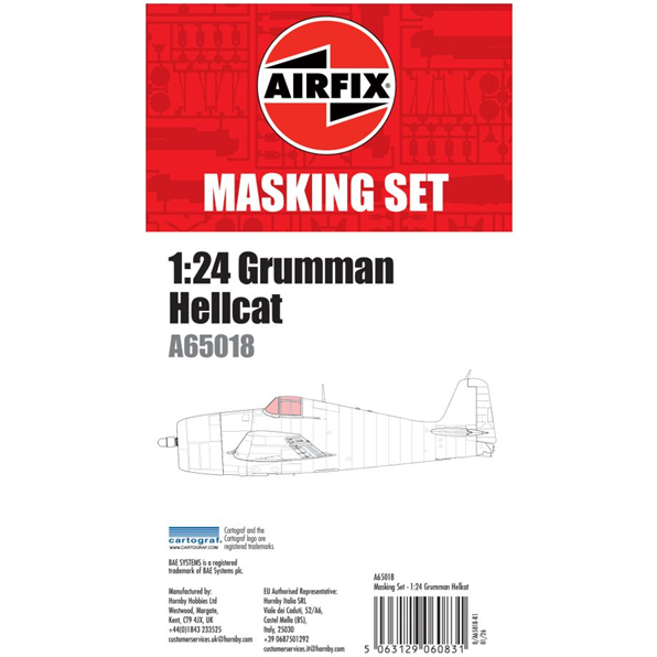 Masking Set - Gumman Hellcat - 1:24 Scale