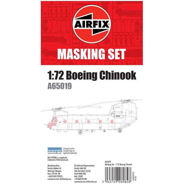 Masking Set - Boeing Chinook - 1:72 Scale