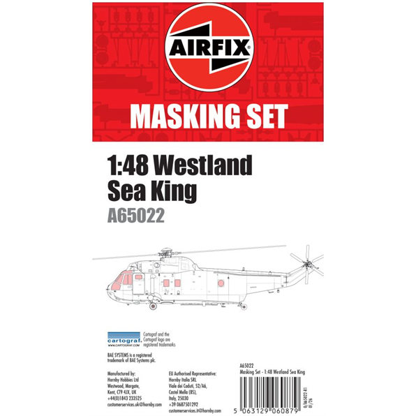 Masking Set - Westland Sea King 1:48 Scale