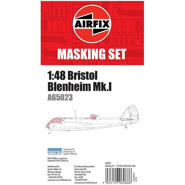 Masking Set - Bristol Blenheim Mk.I 1:48 Scale