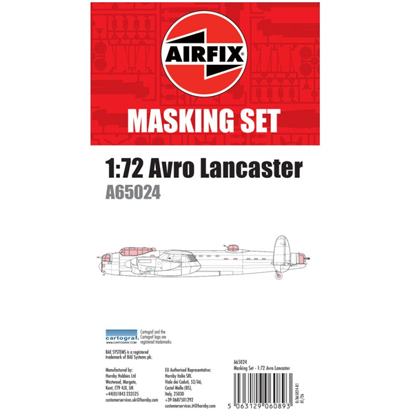 Masking Set - Avro Lancaster - 1:72 Scale