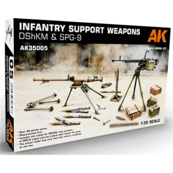 Infantry Support Weapon Set 1 DShKM and SPG-9