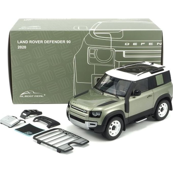 Land Rover Defender 90 with Roof Pack 2020 Pangea Green