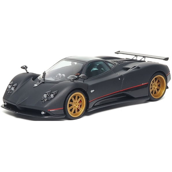 Pagani Zonda F 2005 Matt Carbon Black w/Red Stripe