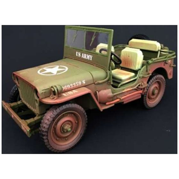 Willys Jeep US Army Rough Terrain Muddy Green