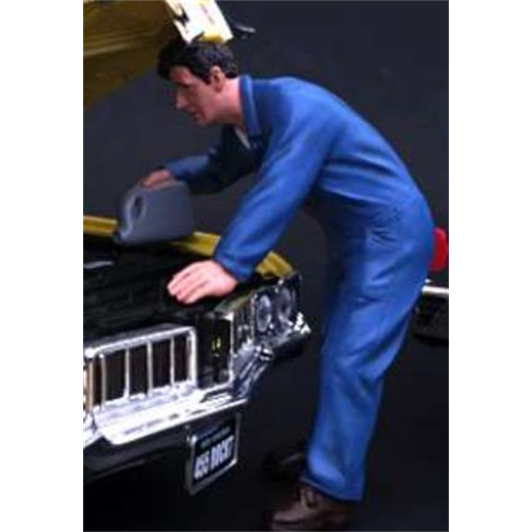 Mechanic Doug Filling Engine Oil