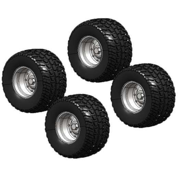 Michelin CARGOXBIB tyre set inc rims and hub