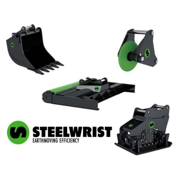 Steelwrist S60 Set x 4 Gr2500 Grader Beam DB15T Bucket HC60 Compactor AC15 Cutter