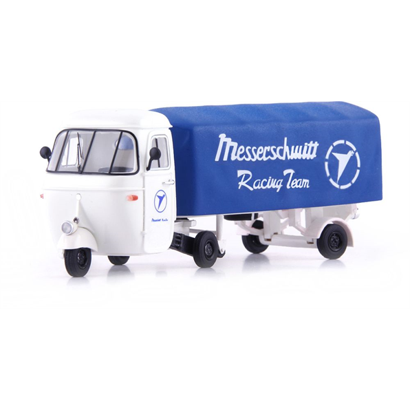 Piaggio Ape Pentaro Renntransporter 'Messerschmitt' White/Blue