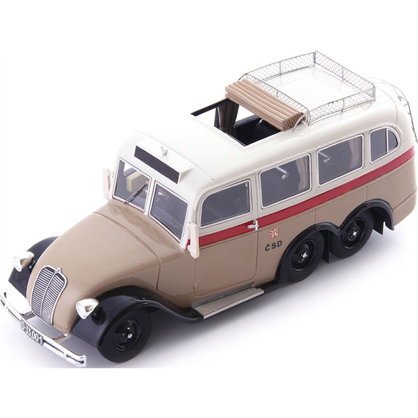 Tatra T82 Bus Ivory White