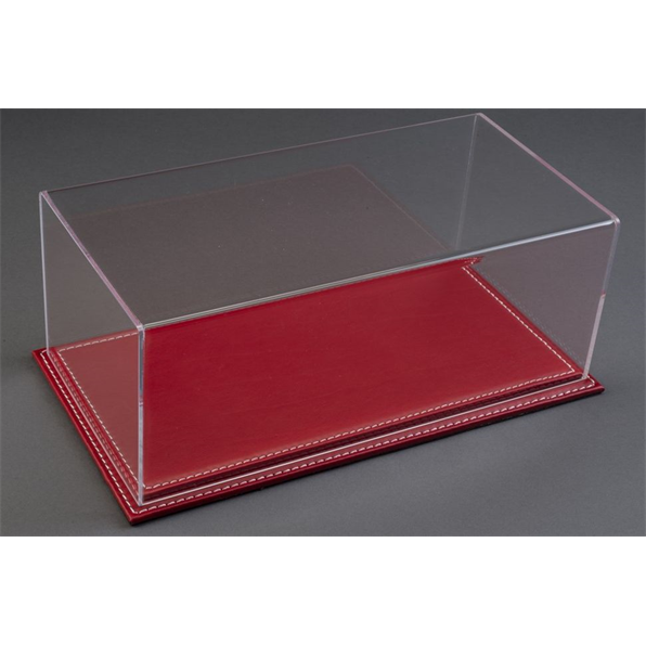 Maranello 1:18 Display Case with Red Leather Base