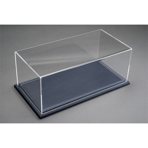 Maranello 1:18 Display Case with Dark Blue Leather Base