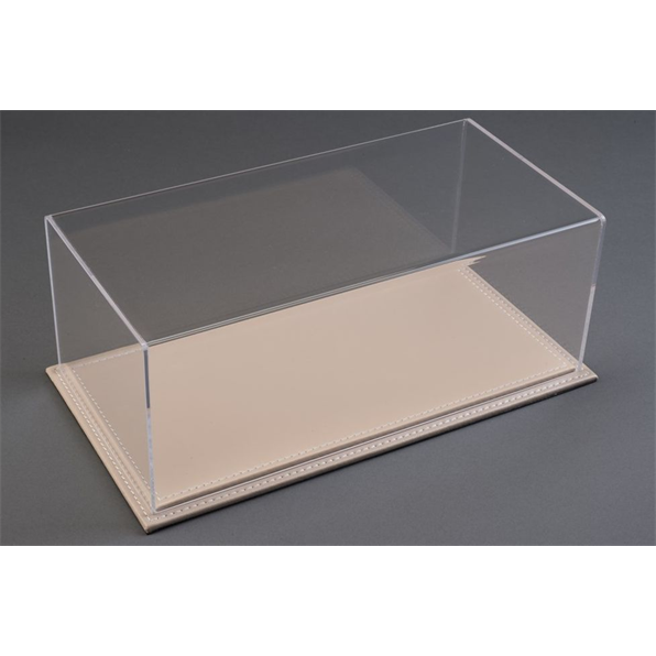 Maranello 1:43 Display Case with Beige Leather Base