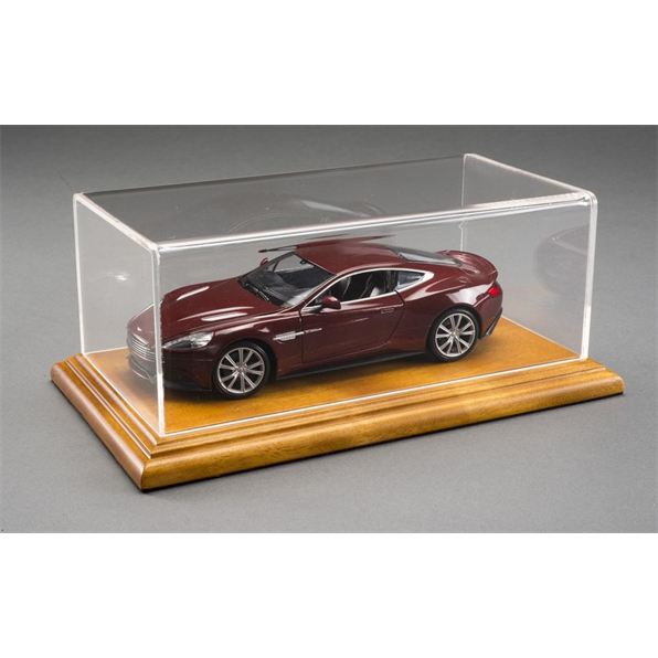 Aichi 1:43 Display Case with Linden Wood Base (Narrow Edge)