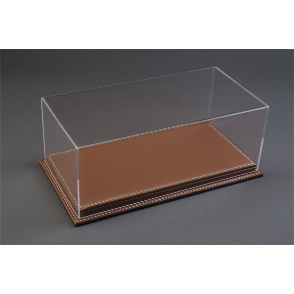 Mulhouse 1:18 Display Case with Brown Leather Base