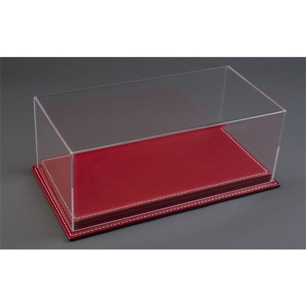 Mulhouse 1:18 Display Case with Red Leather Base