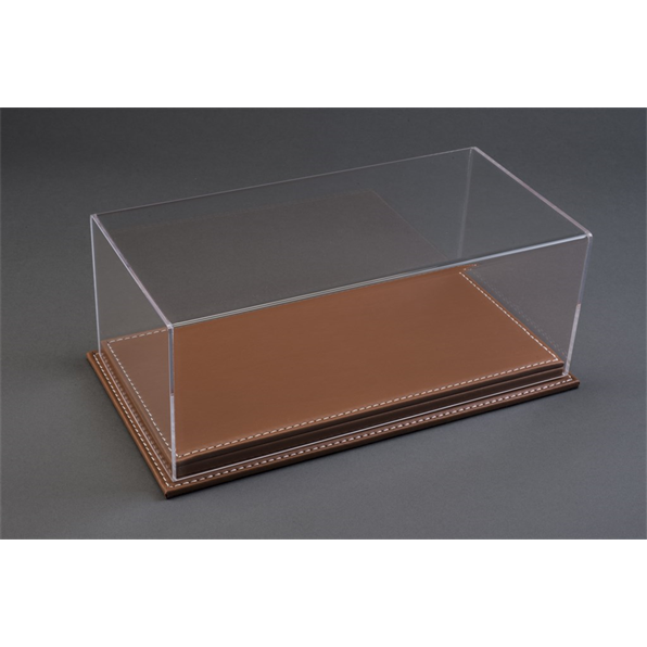 Mulhouse 1:24 Display Case with Brown Leather Base