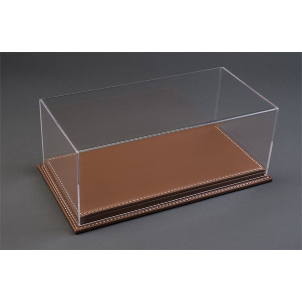 Mulhouse 1:12 Display Case with Brown Leather Base