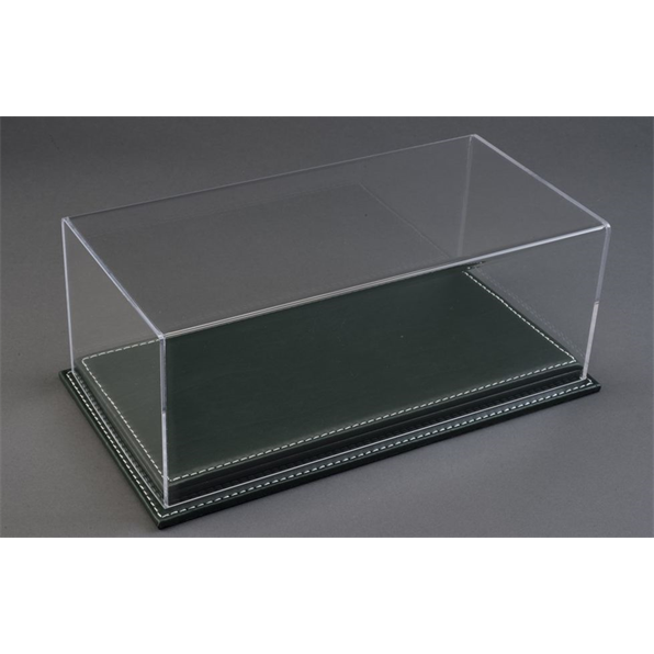 Mulhouse 1:12 Display Case with Green Leather Base