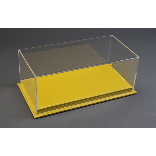 Mulhouse 1:12 Display Case with Yellow Leather Base