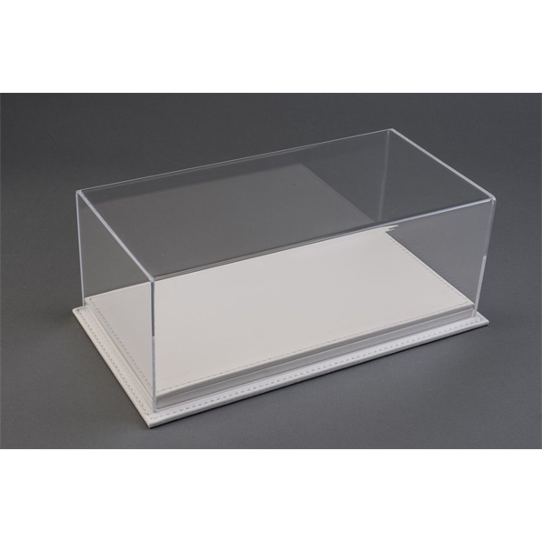 Mulhouse 1:12 Display Case with White Leather Base