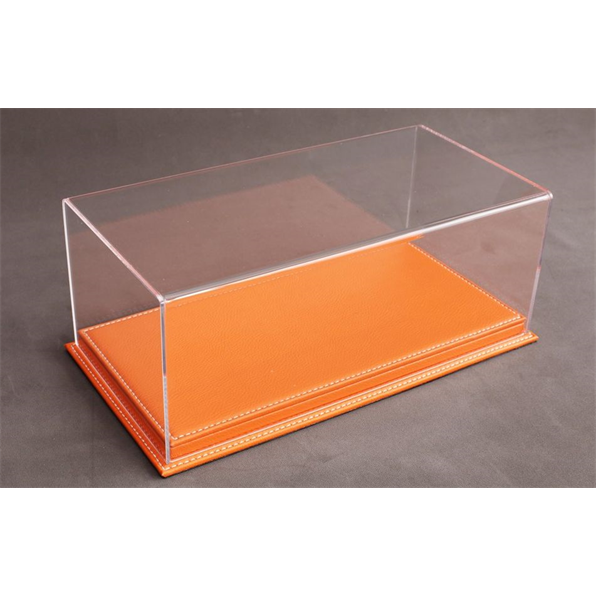 Mulhouse 1:12 Display Case with Orange Leather Base