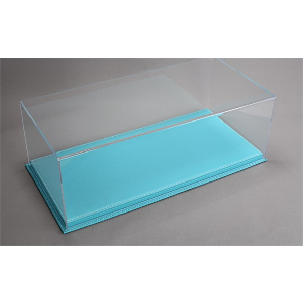 Mulhouse 1:24 Display Case with Turquoise Leather Base