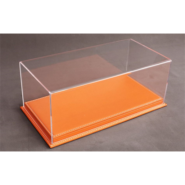 Mulhouse 1:43 Display Case with Orange Leather Base