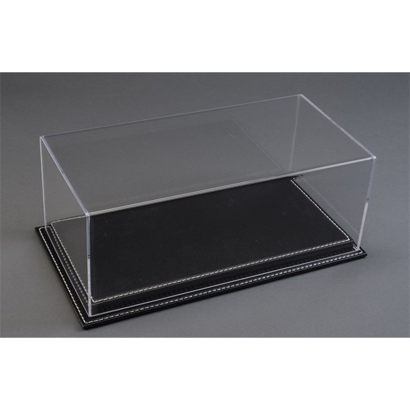 Mulhouse XL 1:18 Display Case with Black Leather Base (375x65x125mm)