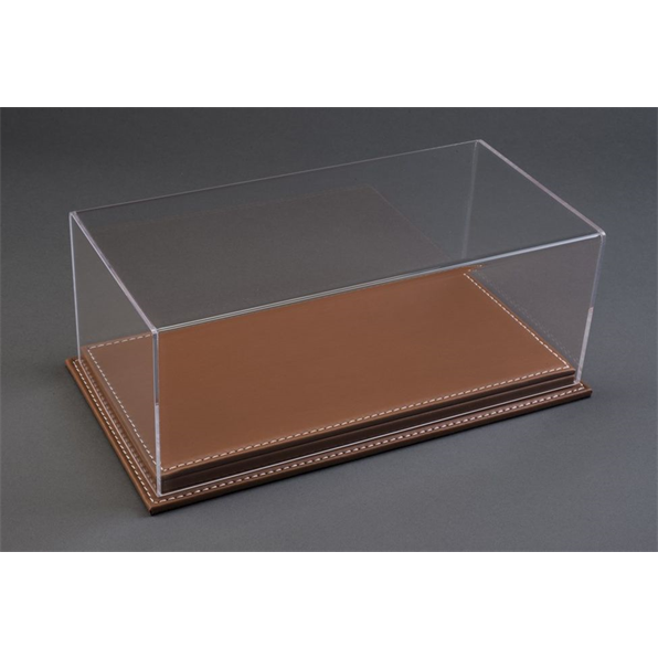 Mulhouse 1:8 Display Case with Brown Leather Base