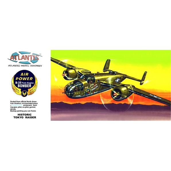 B-25 Flying Dragon with Swivel Stand