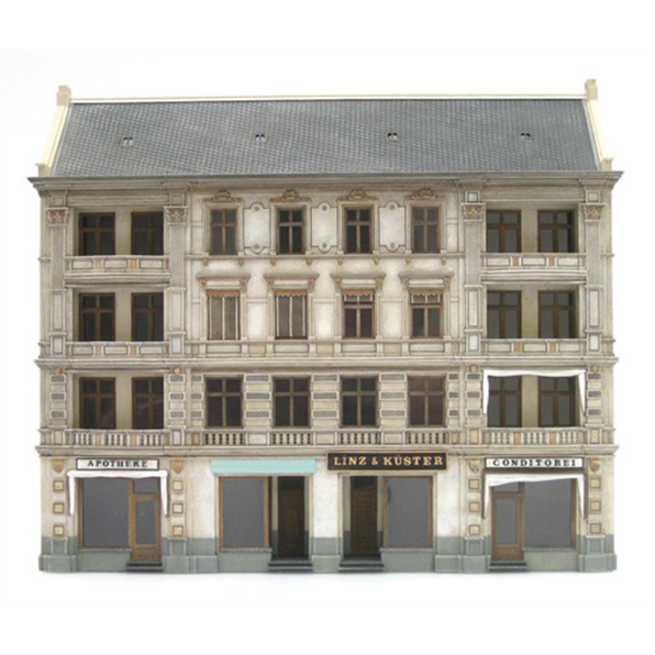 Facade Of Linz + Kuester 1:87 Resin Kit, Unpainted