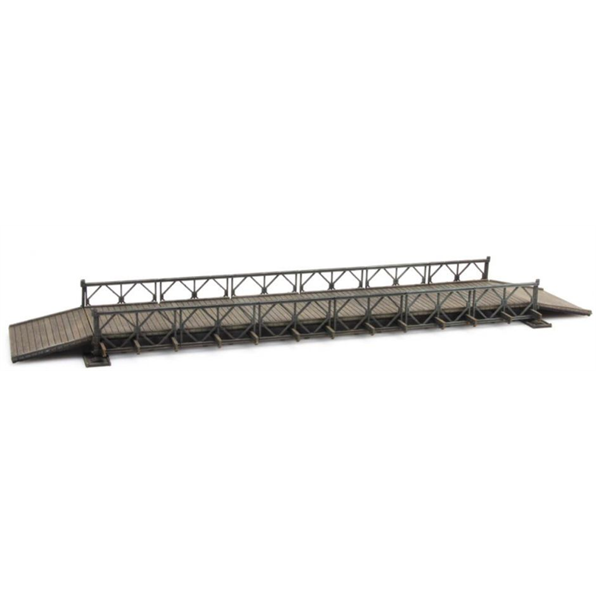 Bailey Bridge Standard Bridge 1:87 Plastic Kit, Unpainted