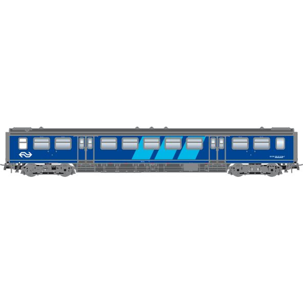 Plan E CDBD 2nd Class 314-7 Advertising Banners NS IV Dutch Passenger Car Plan E